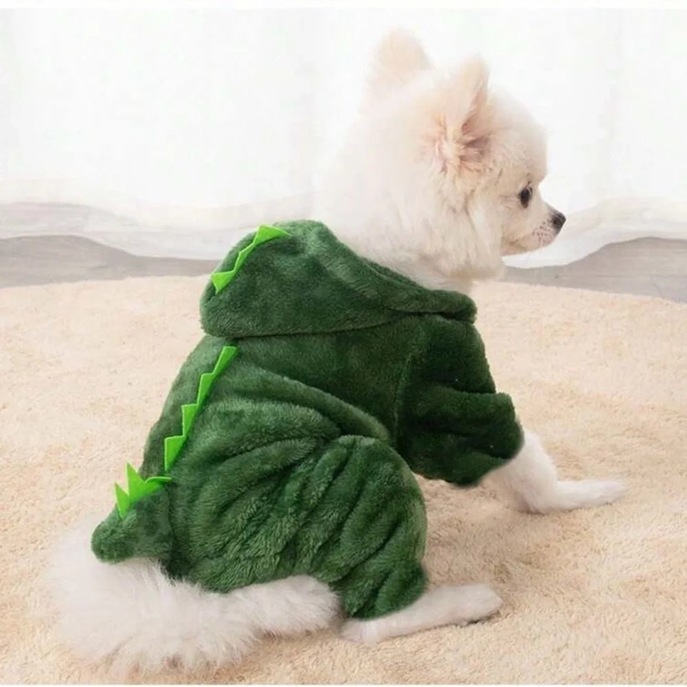 Dinosaur Halloween dog costume - Green new